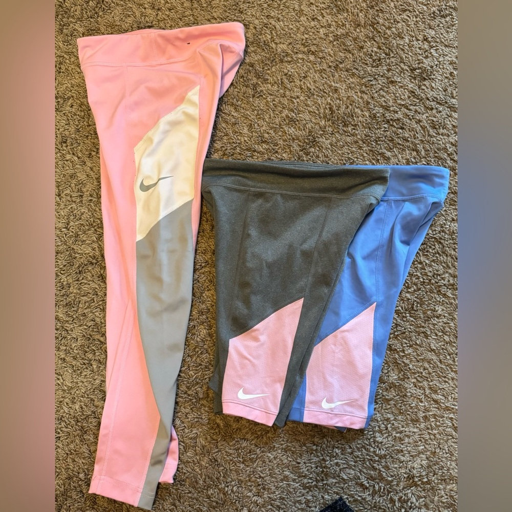 Girls bundle of Nike dri-fit shorts/leggings size M